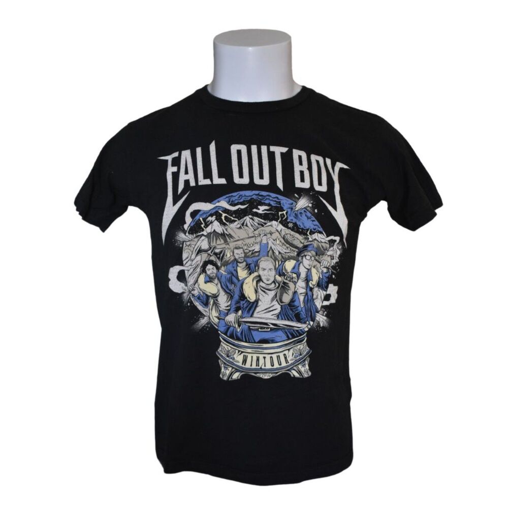 Fallout Boy Wintour is Coming Tour Tee Shirt Black Music Merch Unisex Medium